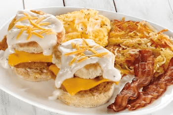 Southern Fried Chicken Biscuit Breakfast
