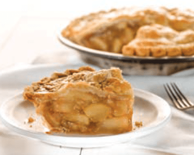 Homestyle Apple Pie, slice
