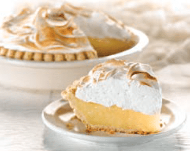 Lemon Meringue Pie, slice