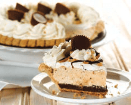 Peanut Butter Silk Pie, slice