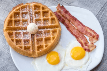 Scratch-Made Belgian Waffle Platter